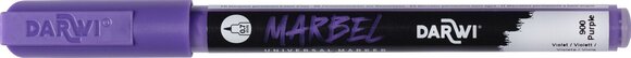 флумастери
 Darwi Marbel Химикал маркер 0,7 мм Purple N°900 1 бр. - 1