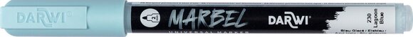 флумастери
 Darwi Marbel Химикал маркер 2 mm Lagoon Blue N°230 1 бр. - 1