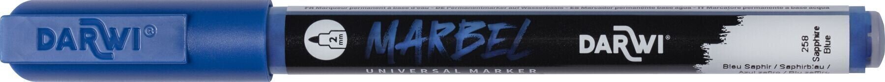 Flomaster Darwi Marbel Маркер оловка 2 mm Sapphire Blue N°258 1 kom