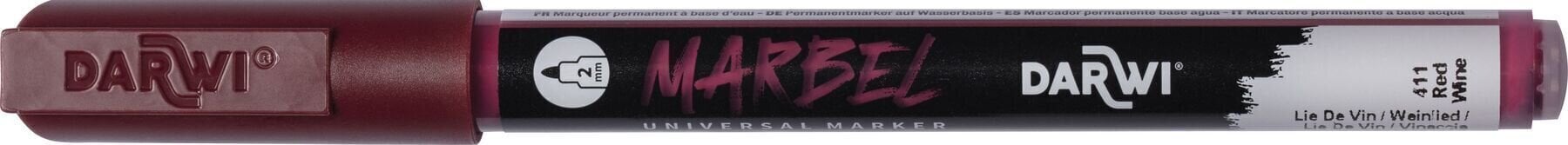 Huopakynä Darwi Marbel Merkkikynä 2 mm Wine Lees N°411 1 kpl