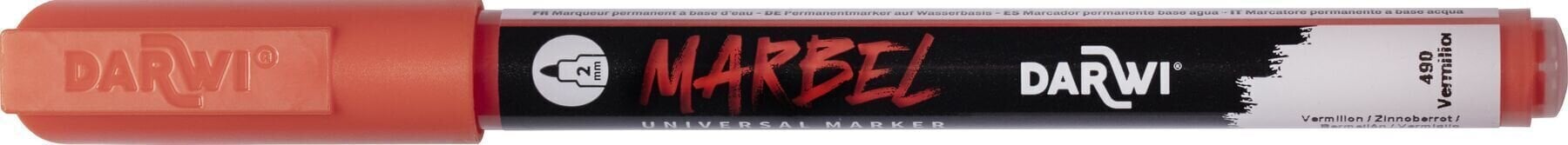 Filtpen Darwi Marbel Markeringspen 2 mm Vermilion N°490 1 Stk.
