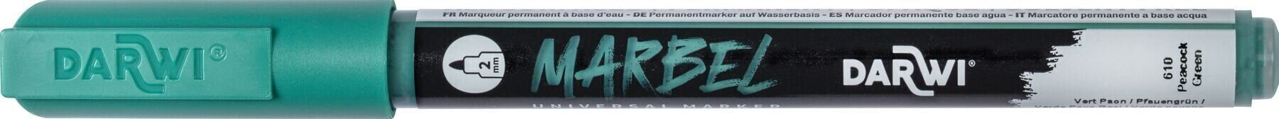 Flomaster Darwi Marbel Marker olovka 2 mm Peacock Green N°610 1 kom