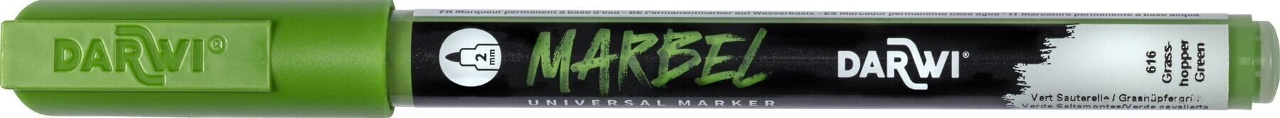 Flomaster Darwi Marbel Маркер оловка 2 mm Grasshopper Green N°616 1 kom