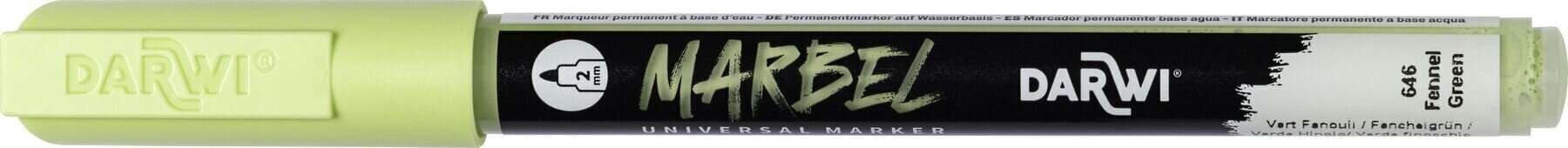 Flomaster Darwi Marbel Marker olovka 2 mm Fennel Green N°646 1 kom