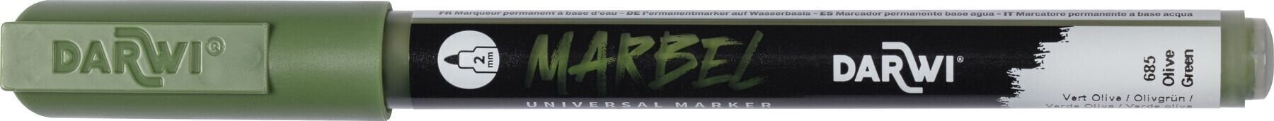 Flomaster Darwi Marbel Маркер оловка 2 mm Olive Green N°685 1 kom