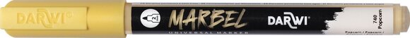 Flomaster Darwi Marbel Marker pero 2 mm Popcorn N°740 1 kos - 1