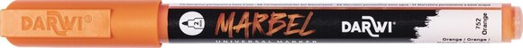флумастери
 Darwi Marbel Химикал маркер 2 mm Orange N°752 1 бр. - 1