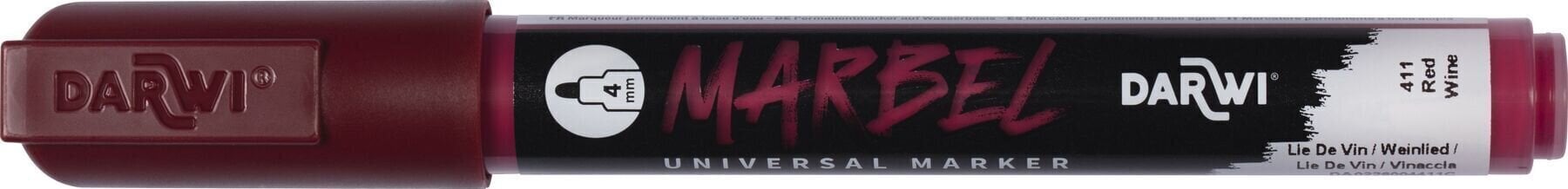 Flomaster Darwi Marbel Маркер оловка 4 mm Wine Lees N°411 1 kom