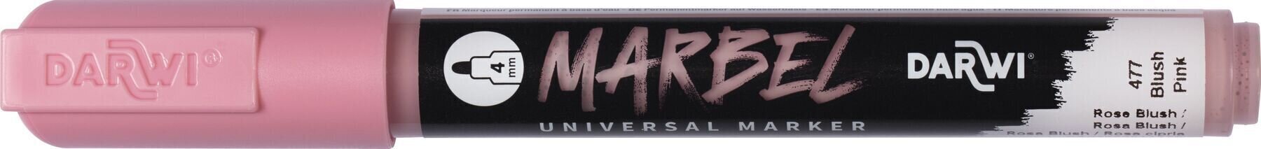 Flomaster Darwi Marbel Marker pero 4 mm Blush Pink N°477 1 kos