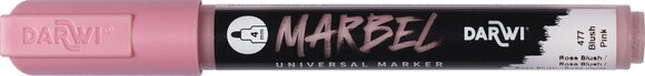 Flomaster Darwi Marbel Marker pero 4 mm Blush Pink N°477 1 kos - 1