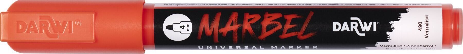 Flomaster Darwi Marbel Marker olovka 4 mm Vermilion N°490 1 kom