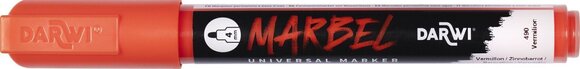 Flomaster Darwi Marbel Marker olovka 4 mm Vermilion N°490 1 kom - 1