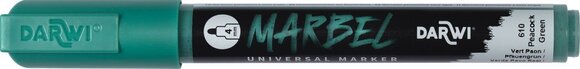Flomaster Darwi Marbel Marker olovka 4 mm Peacock Green N°610 1 kom - 1