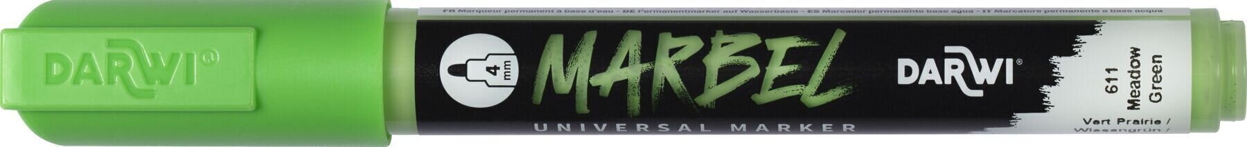 Flomaster Darwi Marbel Маркер оловка 4 mm Meadow Green N°611 1 kom