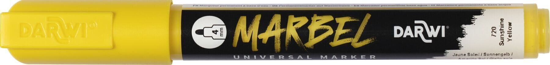 флумастери
 Darwi Marbel Химикал маркер 4 mm Sunshine Yellow N°720 1 бр.