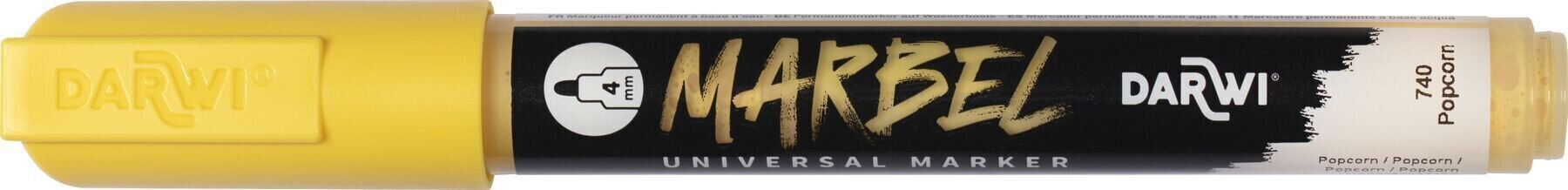 Flomaster Darwi Marbel Marker pero 4 mm Popcorn N°740 1 kos