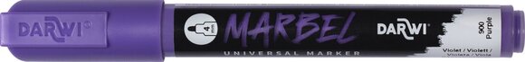 Flomaster Darwi Marbel Marker pero 4 mm Purple N°900 1 kos - 1