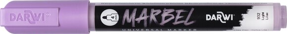 флумастери
 Darwi Marbel Химикал маркер 4 mm Light Lilac N°932 1 бр. - 1