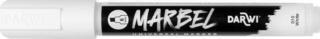 Filzstift Darwi Marbel Markierungsstift 6 mm White N°010 1 stk