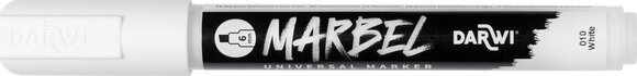 Pennarell Darwi Marbel Pennarello 6 mm White N°010 1 pz - 1