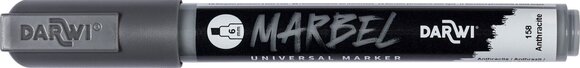 Pennarell Darwi Marbel Pennarello 6 mm Anthracite N°158 1 pz - 1