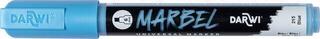 флумастери
 Darwi Marbel Химикал маркер 6 mm Blue N°215 1 бр.