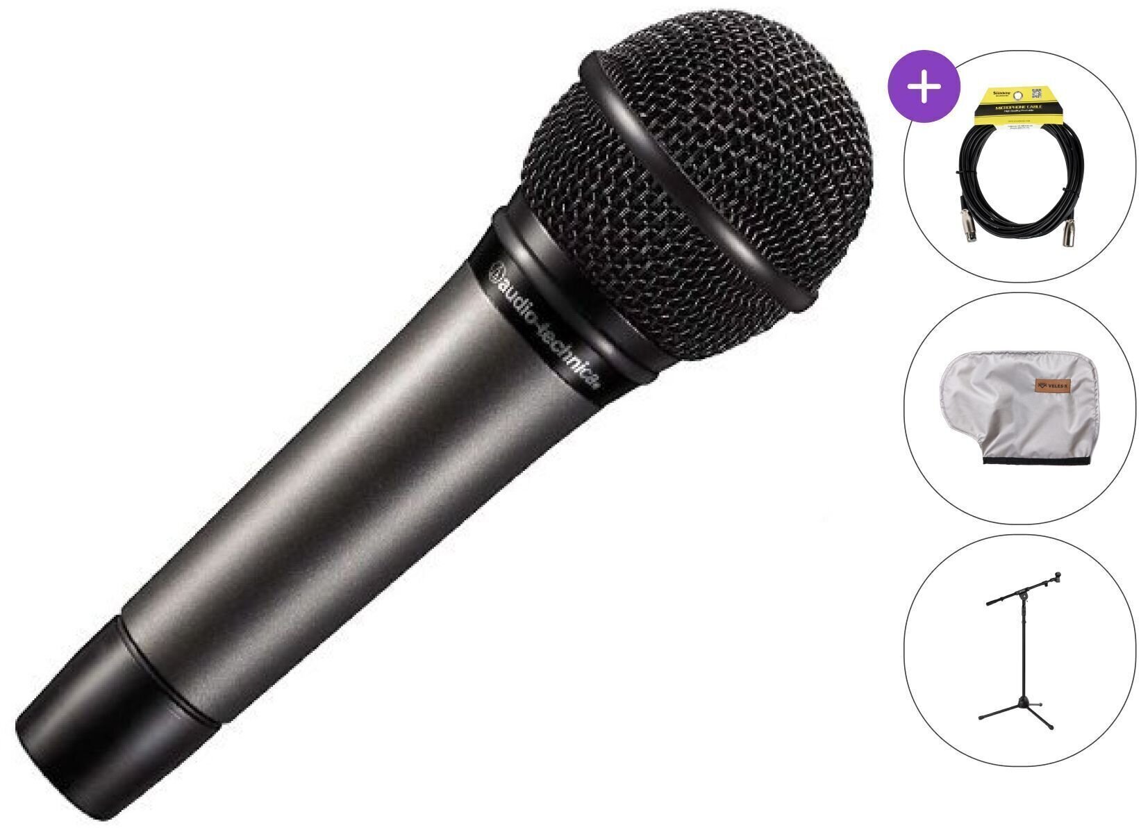 Audio-Technica ATM 510 SET Vokálny dynamický mikrofón