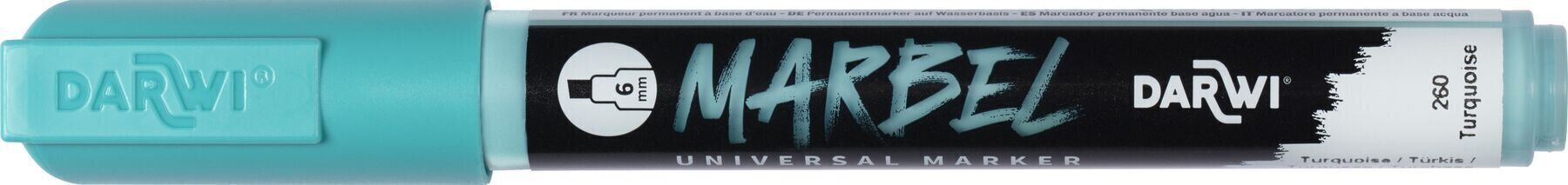 Flomaster Darwi Marbel Маркер оловка 6 mm Turquoise N°260 1 kom