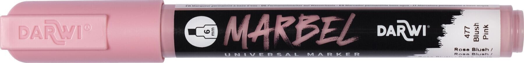 флумастери
 Darwi Marbel Химикал маркер 6 mm Blush Pink N°477 1 бр.