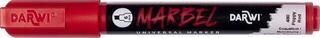 Felt-Tip Pen Darwi Marbel Marker 6 mm Poppy Red N°480 1 pc