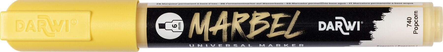 Flomaster Darwi Marbel Маркер оловка 6 mm Popcorn N°740 1 kom