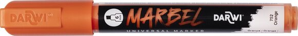 Flomaster Darwi Marbel Marker pero 6 mm Orange N°752 1 kos - 1