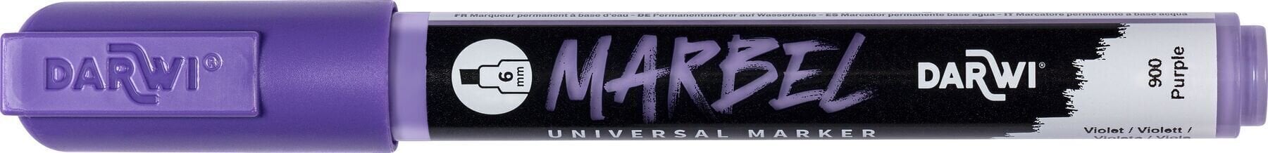 Flomaster Darwi Marbel Маркер оловка 6 mm Purple N°900 1 kom