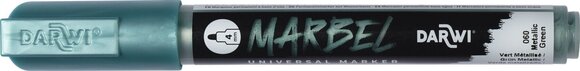 Flomaster Darwi Marbel Маркер оловка 4 mm Metallic Green N°060 1 kom - 1