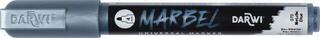 флумастери
 Darwi Marbel Химикал маркер 4 mm Metallic Blue N°070 1 бр.
