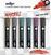 Felt-Tip Pen Darwi Marbel Set of markers 4 mm Metallic 6 pcs