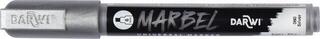 Felt-Tip Pen Darwi Marbel Marker 6 mm Silver N°080 1 pc