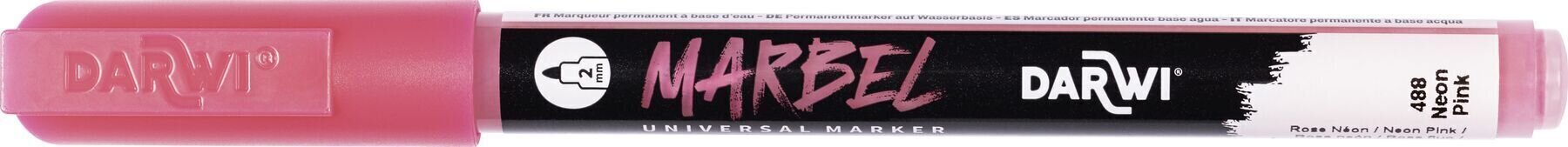 Flomaster Darwi Marbel Маркер оловка 2 mm Neon Pink N°488 1 kom