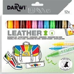 Felt-Tip Pen Darwi DA0420012K01C Leather Marker 2 mm 12 x 6 ml