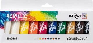 Akryylimaali Darwi DFY Set of Acrylic Paints 10 x 20 ml