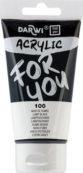 Peinture acrylique Darwi DFY Peinture acrylique Smoke Black 75 ml 1 pc - 1