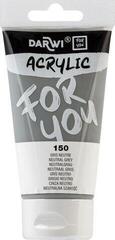 Akryylimaali Darwi DFY Akryylimaali Neutral Grey 75 ml 1 kpl