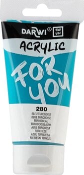 Akryylimaali Darwi DFY Akryylimaali Turquoise Blue 75 ml 1 kpl - 1