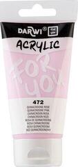 Akryylimaali Darwi DFY Akryylimaali Quinacridone Pink 75 ml 1 kpl