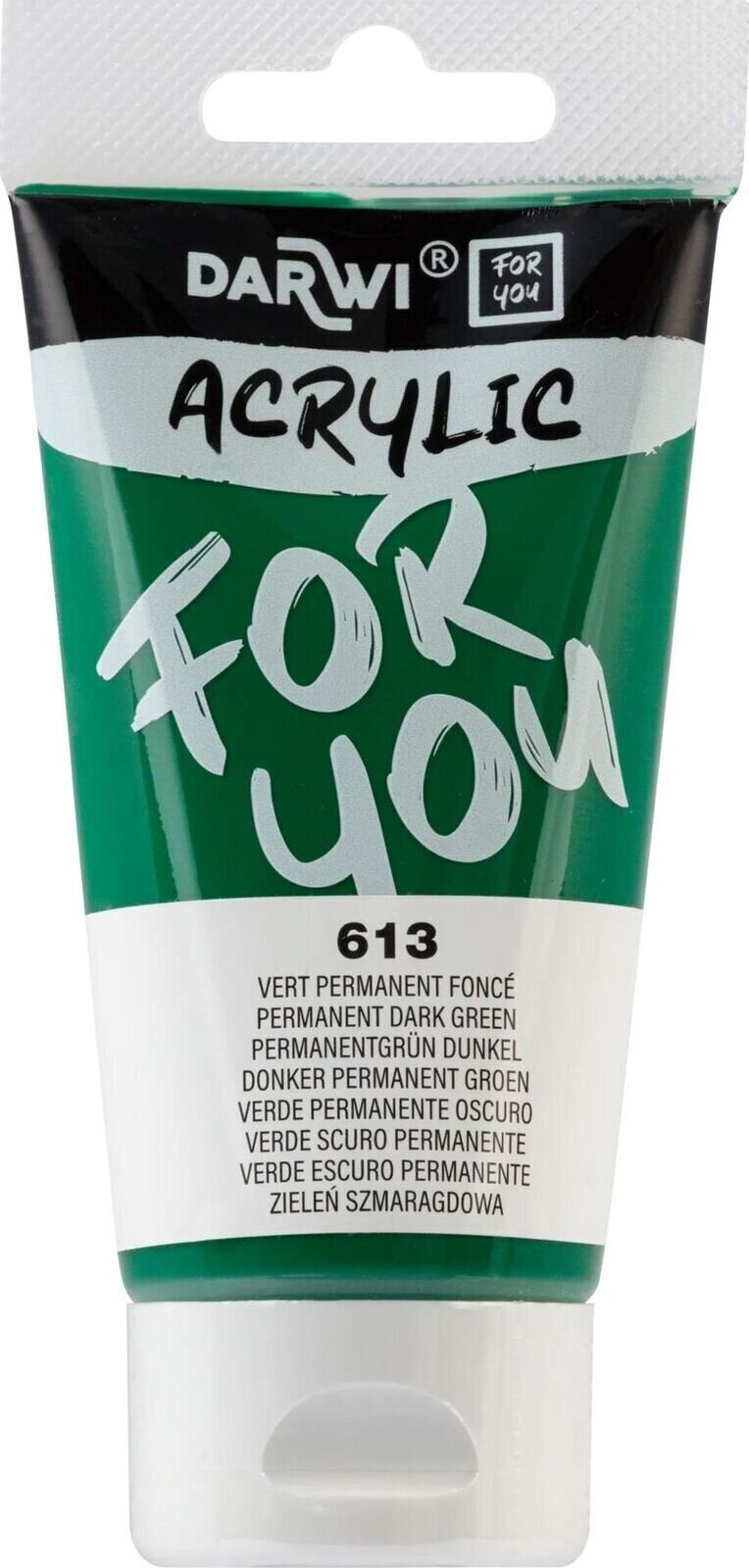 Darwi DFY Akrylová barva Permanent Dark Green 75 ml 1 ks