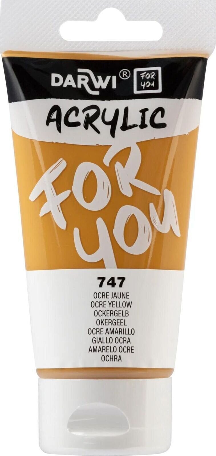 Darwi DFY Akrylová barva Yellow Ochre 75 ml 1 ks