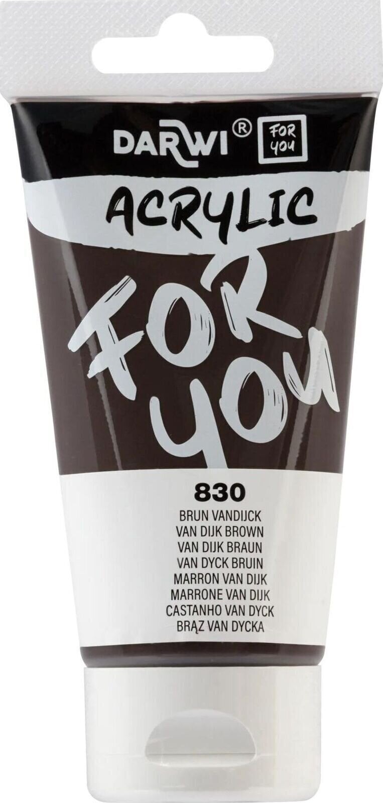 Darwi DFY Akrylová barva Brown Vandijck 75 ml 1 ks