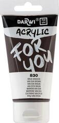 Akryylimaali Darwi DFY Akryylimaali Brown Vandijck 75 ml 1 kpl