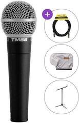 Dinamikus énekmikrofon Superlux TM58 SET Dinamikus énekmikrofon