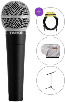 Dinamikus énekmikrofon Superlux TM58 SET Dinamikus énekmikrofon - 1